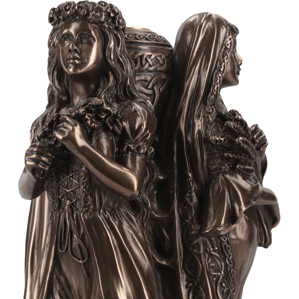 Triple Goddess Backflow Incense Burner 18cm