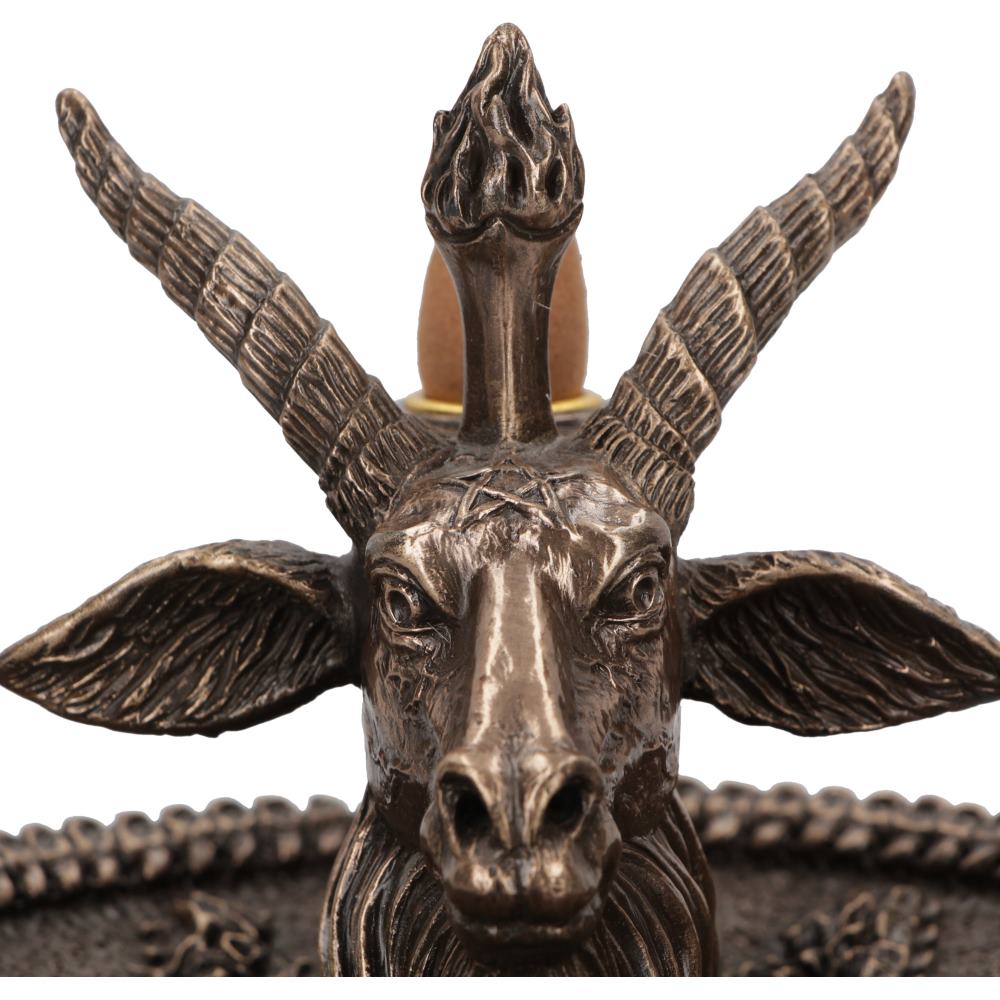 Baphomet's Wealth Backflow Incense Burner 13cm