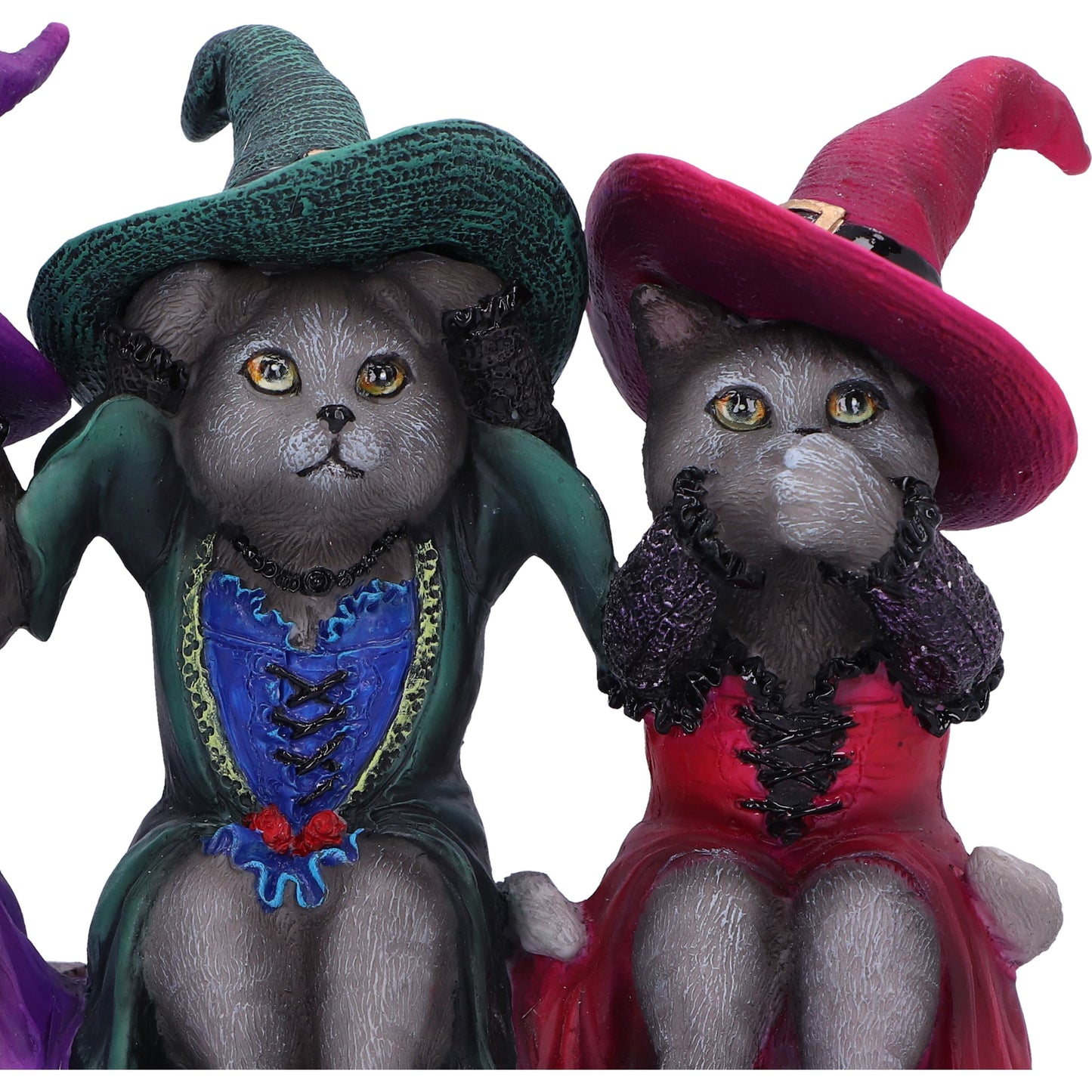 Three Wise Witchy Kittys 15.3cm