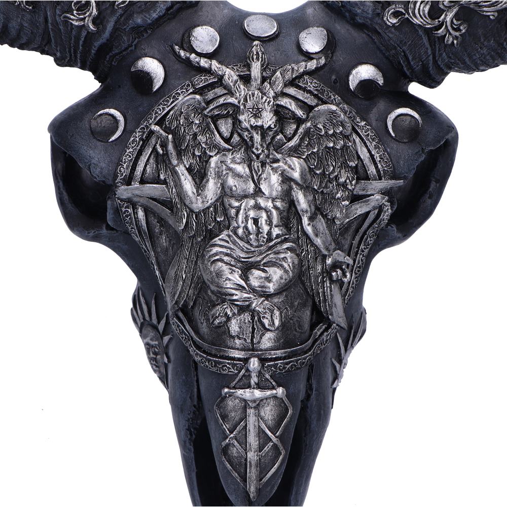 Baphomet's Veneration Skull Wall Plaque 53cm