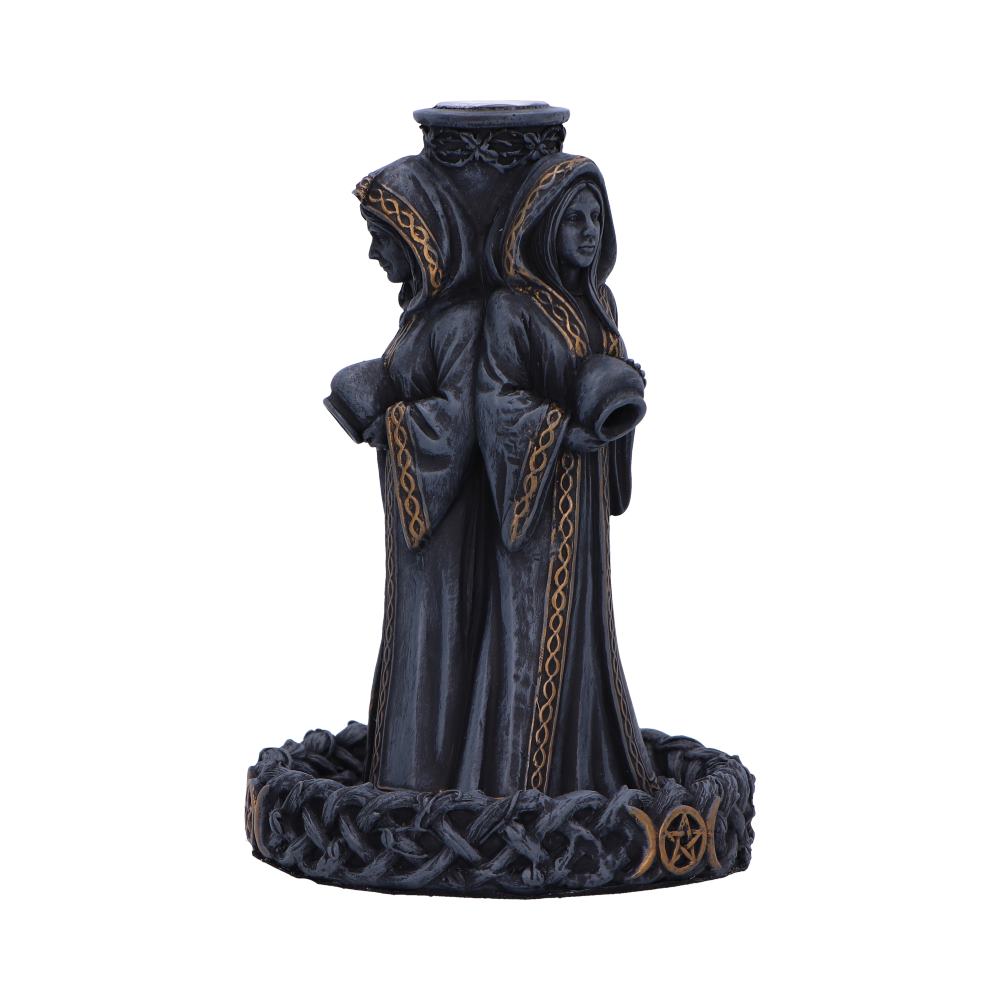 Triple Moon Goddess Backflow Incense Burner 15.5cm