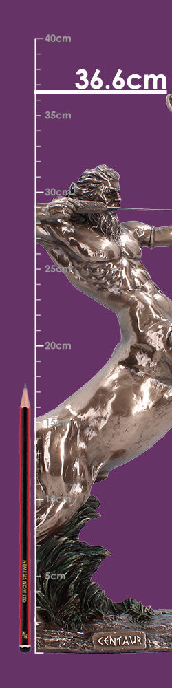 Nemesis Now Centaur figurine, 36.6cm tall, detailed fantasy sculpture with intricate craftsmanship and dynamic pose.