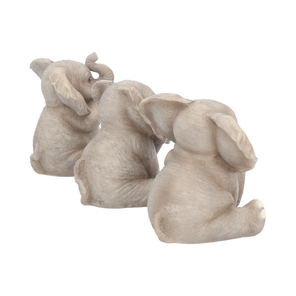 Three Baby Elephants 8cm