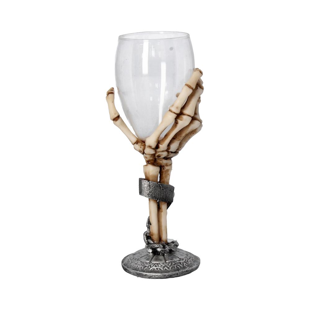 Claw Skeleton Hand Wine Glass Goblet 21cm