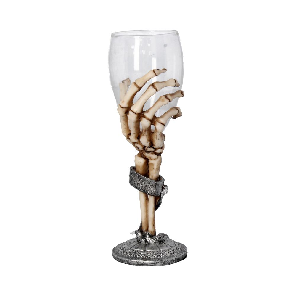 Claw Skeleton Hand Wine Glass Goblet 21cm