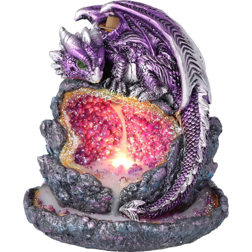 Crystalline Protector Backflow Incense Burner 14.2