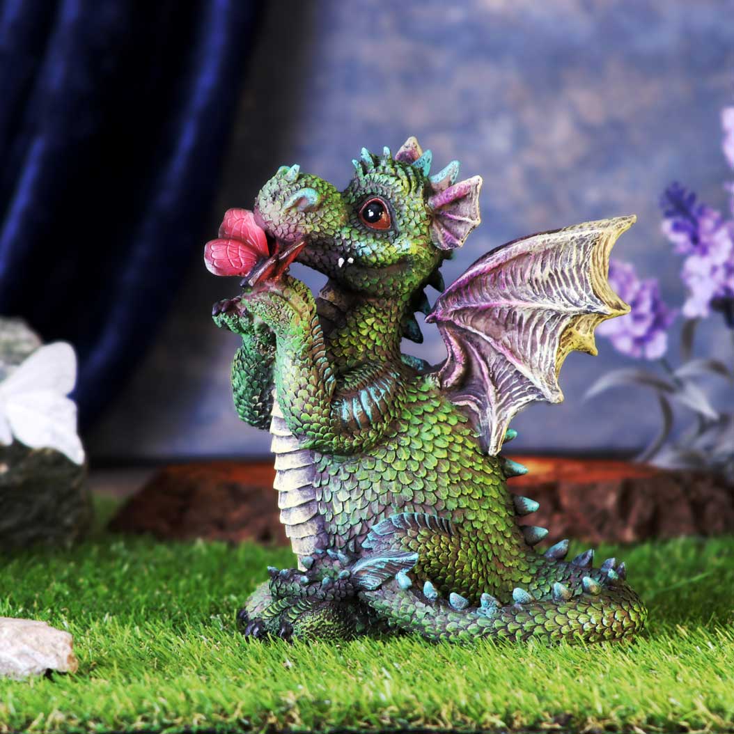 Butterfly Buddy Dragon Figurine 17.5cm