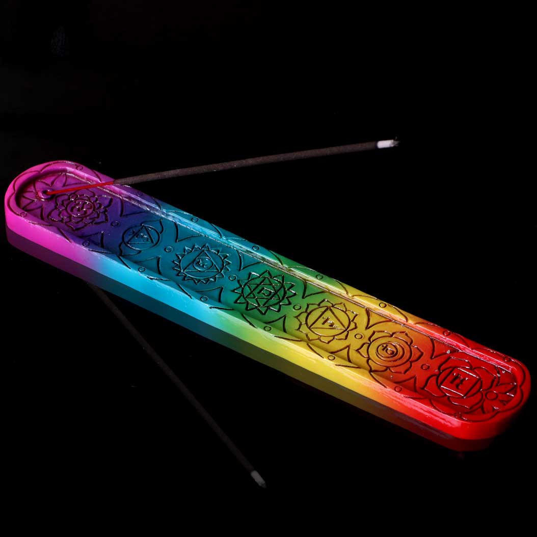 Rainbow Chakra Incense Burner 12cm