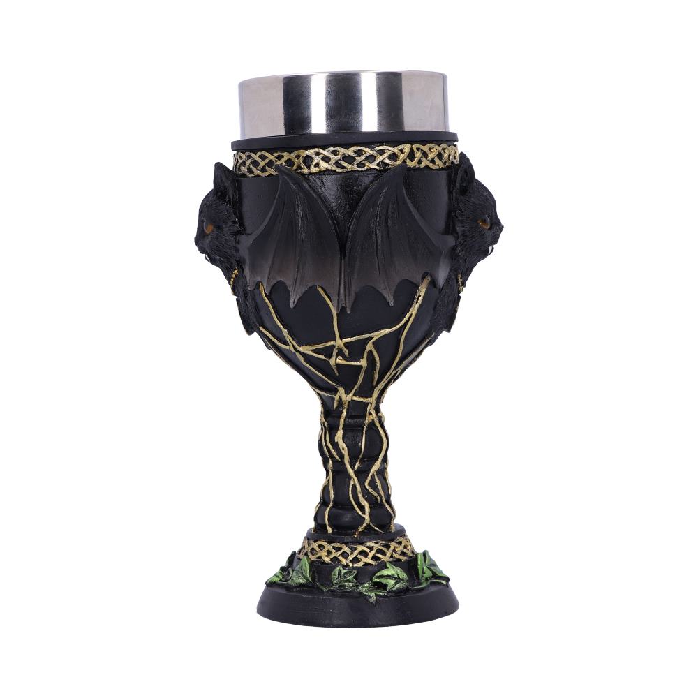 Feline Fang Black Cat Goblet 17.3cm
