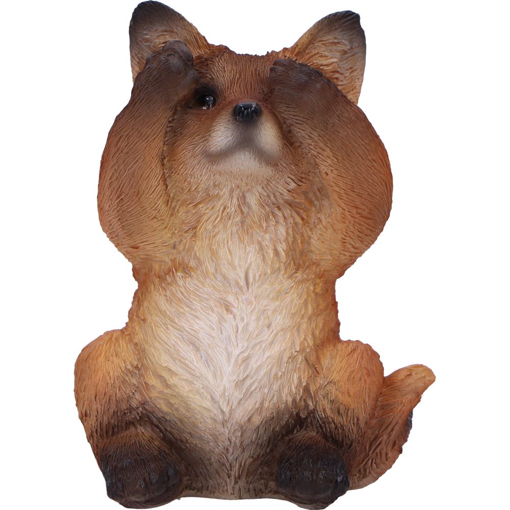 Three Wise Foxes 8.5cm