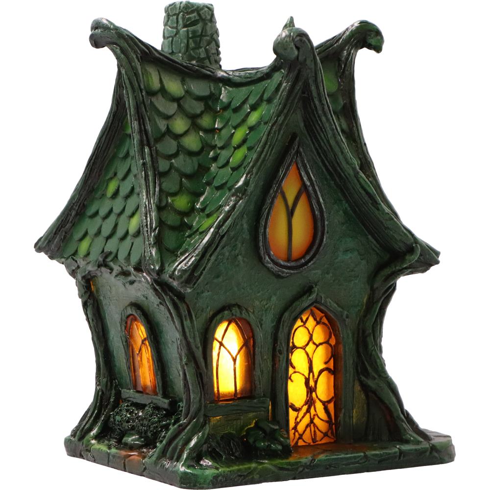 Evergreen Lodge Light Up Fairy House 17cm