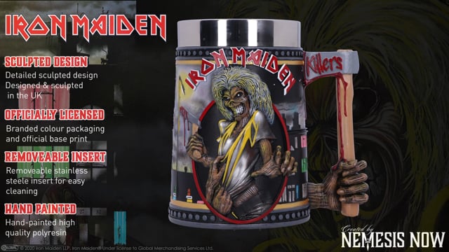 Iron Maiden Killers Tankard 15.5cm