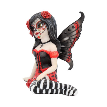 Nemesis Now Rosalia 10.5cm fairy figurine with delicate wings and intricate details on a neutral background.