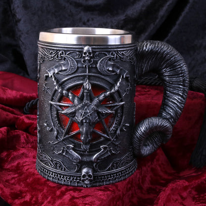 Baphomet Sabatic Goat Diety Tankard 16.5cm