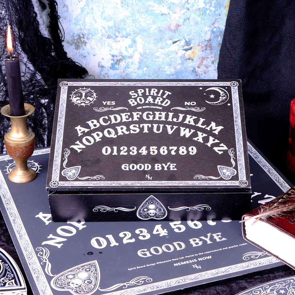 Jewellery Box Black and White Spirit Board 25cm
