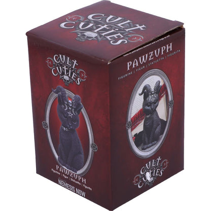 Pawzuph Horned Occult Cat Figurine 11cm