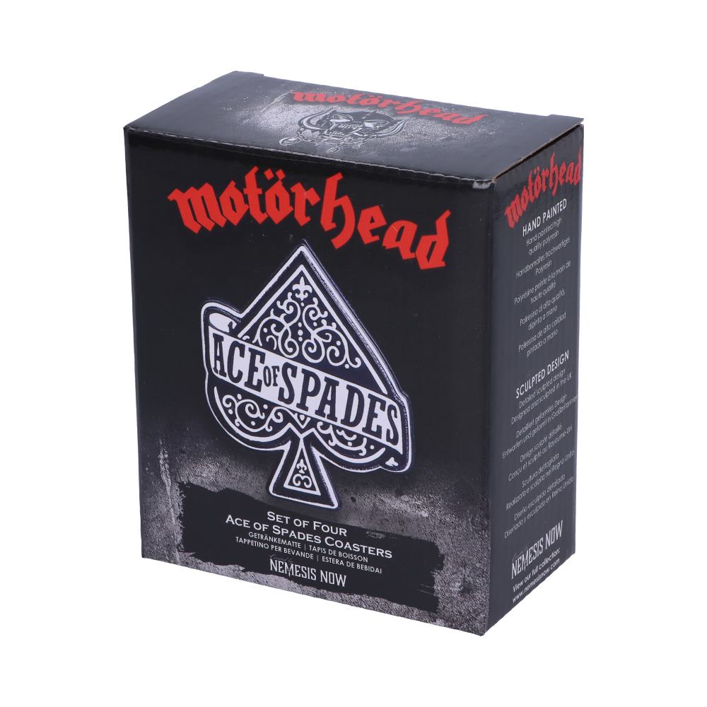 Motorhead Ace of Spades Coaster (set of 4) 12.5cm