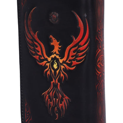 Phoenix Rising Embossed Purse (AS) 18.5cm