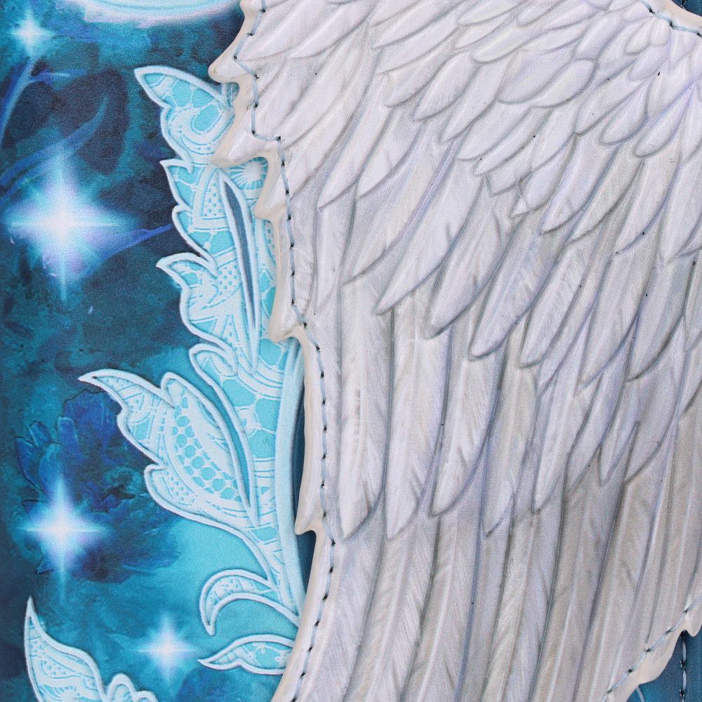 Angel Wings Embossed Purse 18.5cm