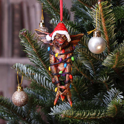 Gremlins Mohawk in Fairy Lights Hanging Ornament 13.5cm