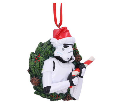 Stormtrooper Wreath Hanging Ornament 9cm
