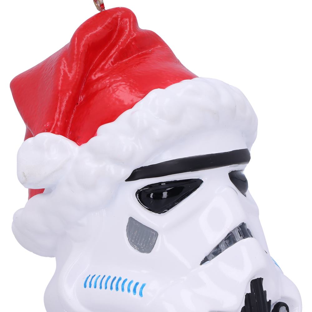 Stormtrooper Santa Hat Hanging Ornament 8.3cm