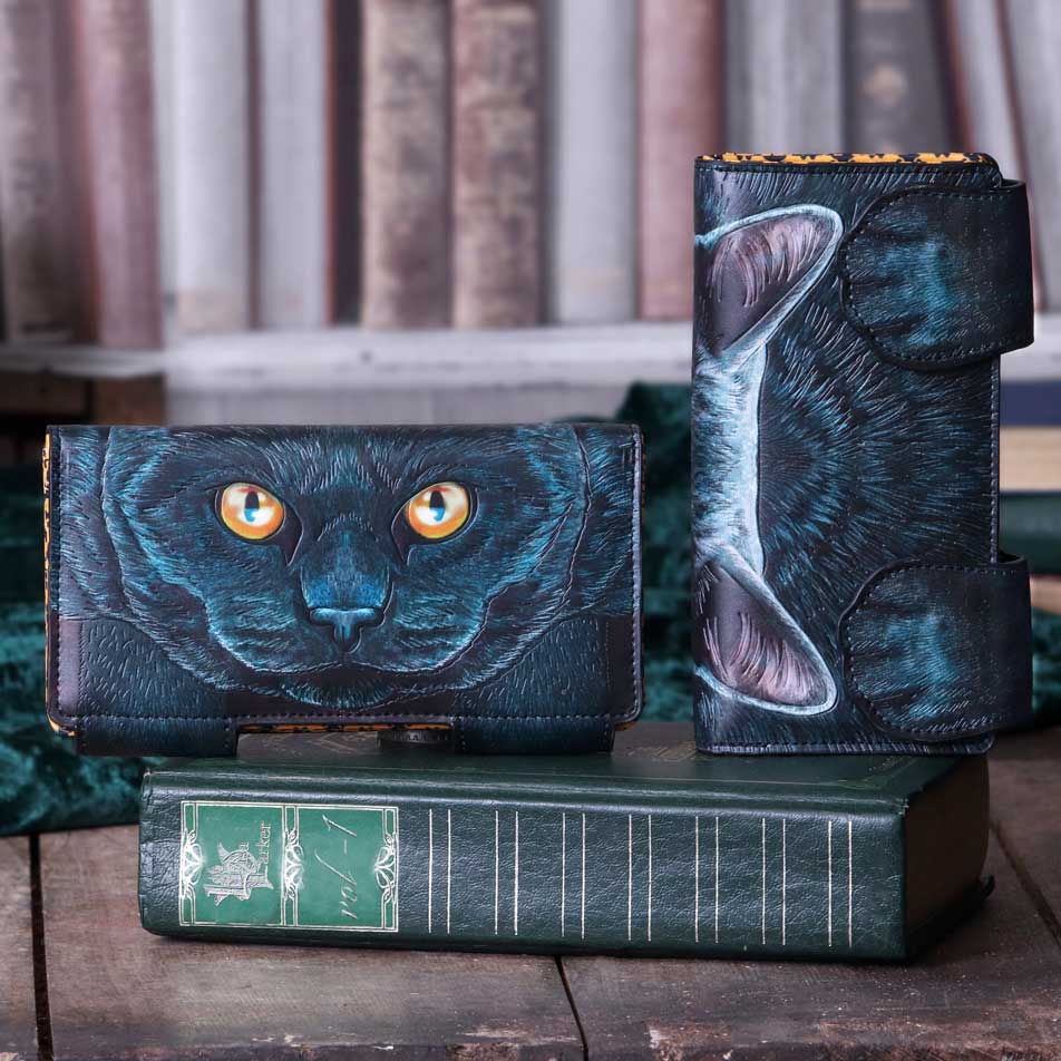 Guardian Cat Embossed Purse 18.5cm