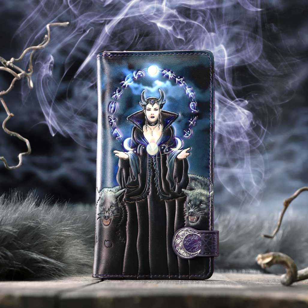 Anne Stokes Moon Witch Embossed Purse 18.5cm
