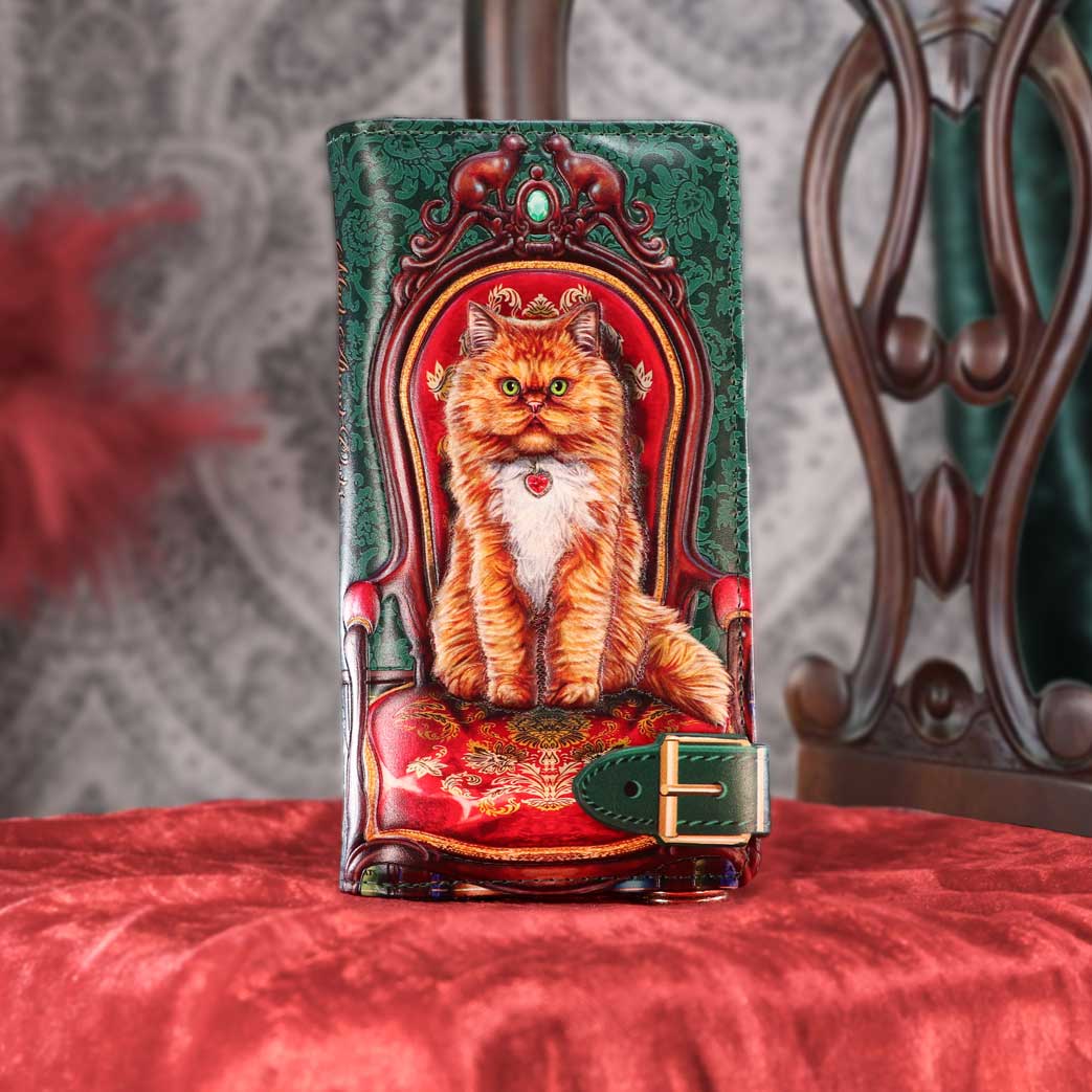Lisa Parker Mad About Cats Embossed Purse 18.5cm
