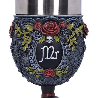 Gothic Skeleton Mr Goblet 21cm