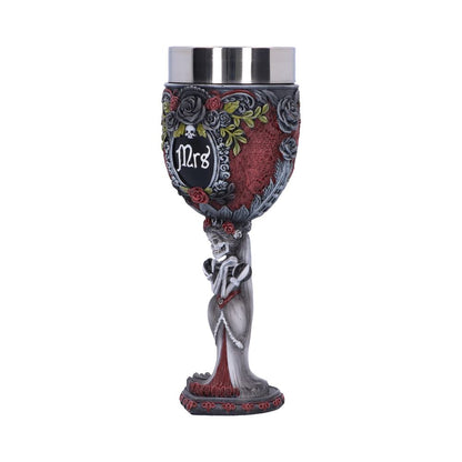 Gothic Skeleton Mrs Goblet 21cm
