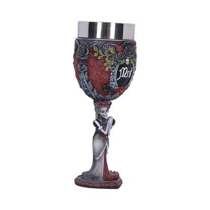 Gothic Skeleton Mrs Goblet 21cm