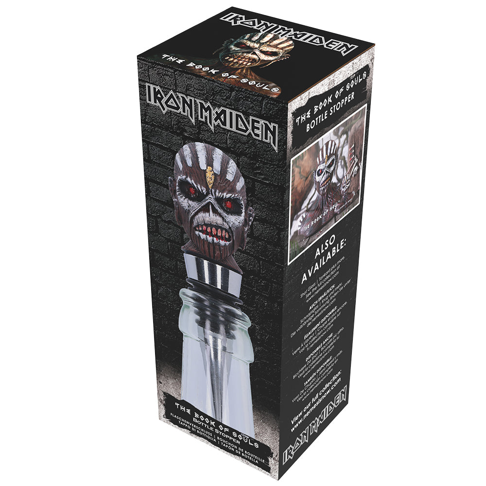 Iron Maiden Book of Souls Bottle Stopper 10cm