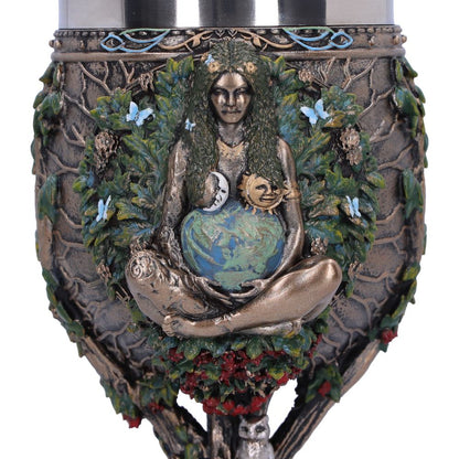 Bronze Mother Earth Goblet 20cm