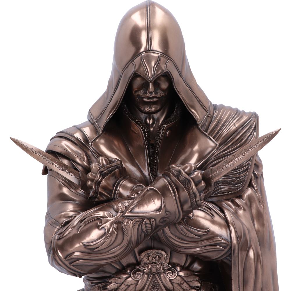 Assassin's Creed® Ezio Bust Box Bronze 30cm
