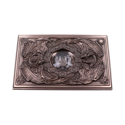 Dragons of the Sabbats Tarot Box Bronze 14.5cm