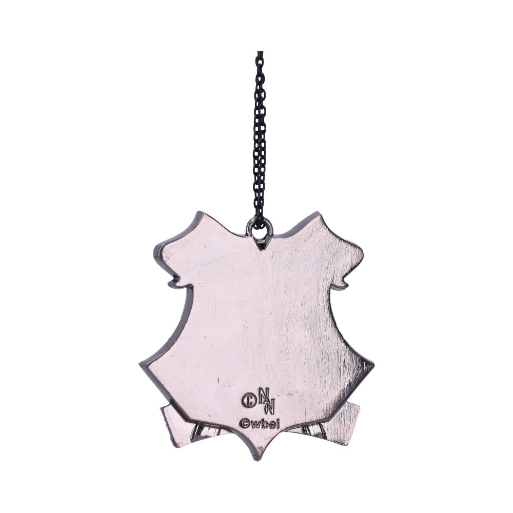 Harry Potter Hogwarts Crest (Silver) Hanging Ornament 6cm