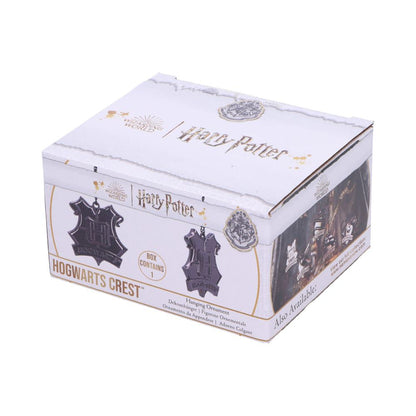 Harry Potter Hogwarts Crest (Silver) Hanging Ornament 6cm