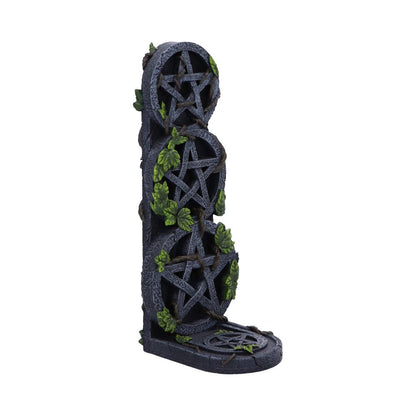 Aged Pentagram Incense Burner 20.5cm