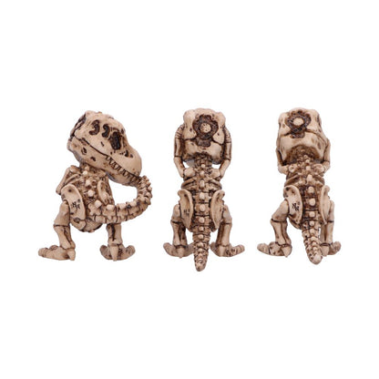 Three Wise Tyrannosaurus Rex Skeletons 9.3cm