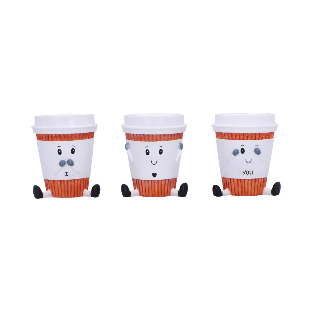 Three Wise Coffee Cups 7.5cm