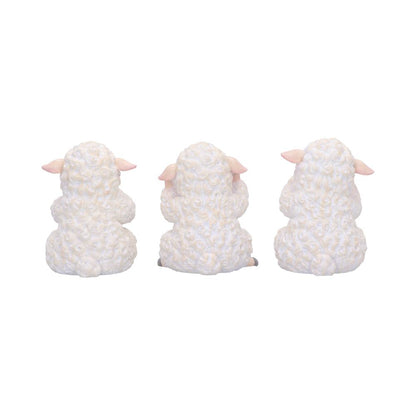 Three Wise Sheep 8.5cm