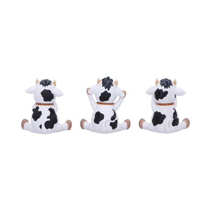 Three Wise Cows 8.5cm