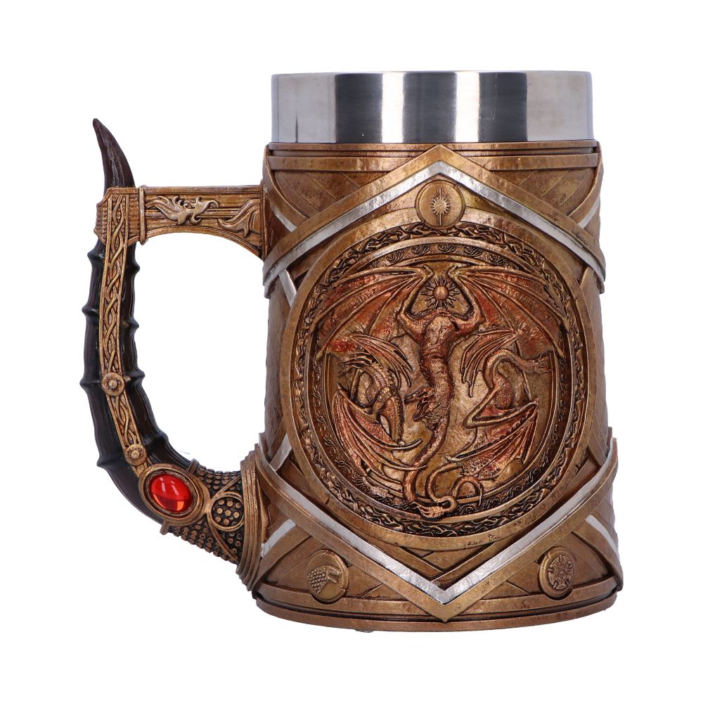 House of the Dragon Targaryen Crown and Dagger Tankard