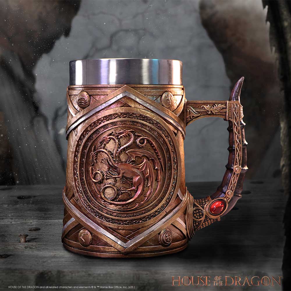 House of the Dragon Targaryen Crown and Dagger Tankard
