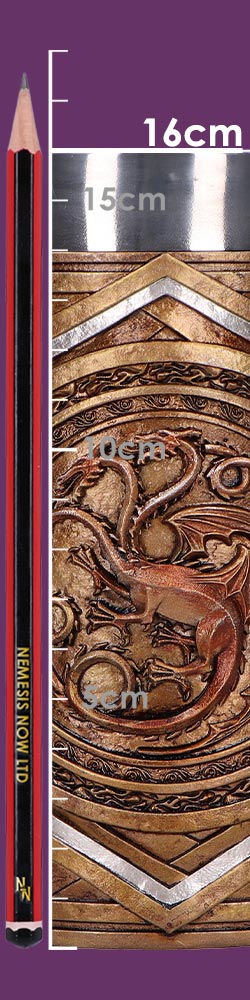 House of the Dragon Targaryen Crown and Dagger Tankard