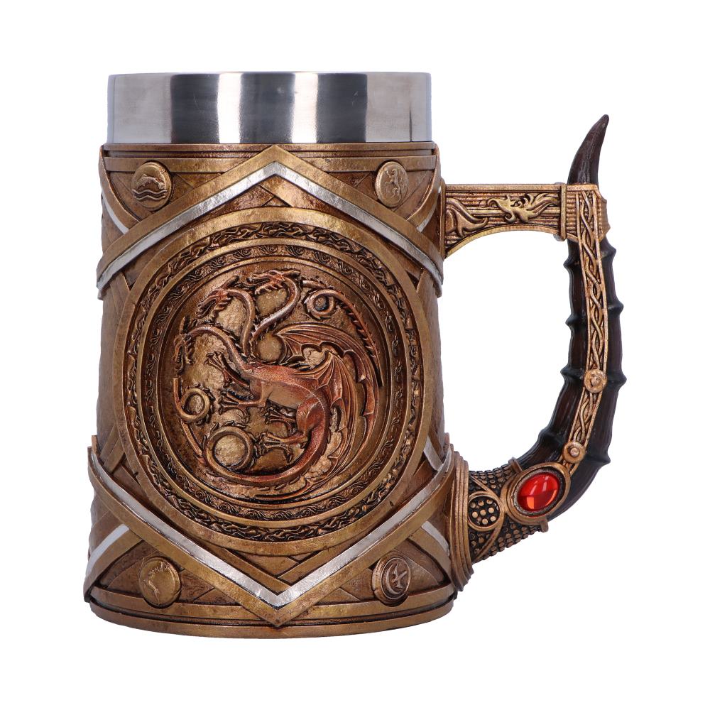 House of the Dragon Targaryen Crown and Dagger Tankard