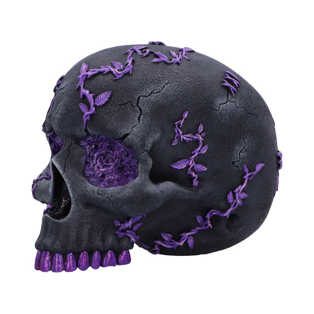 Rose Geode Skull 15cm