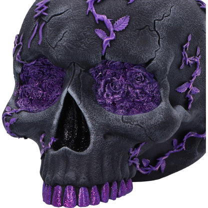 Rose Geode Skull 15cm