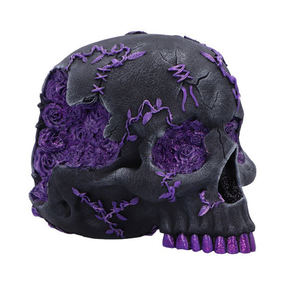 Rose Geode Skull 15cm